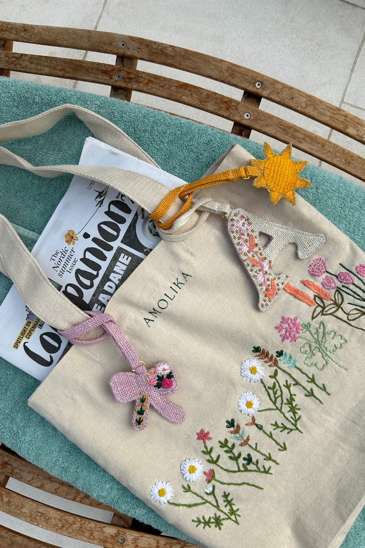 Floral Fairy Canvas Tote 